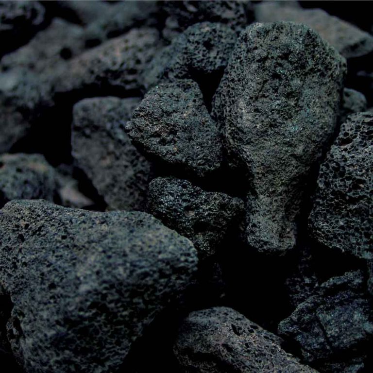 Black Lava Rock 1Kg for Decoration Bacteria House Aquarium Hardscape