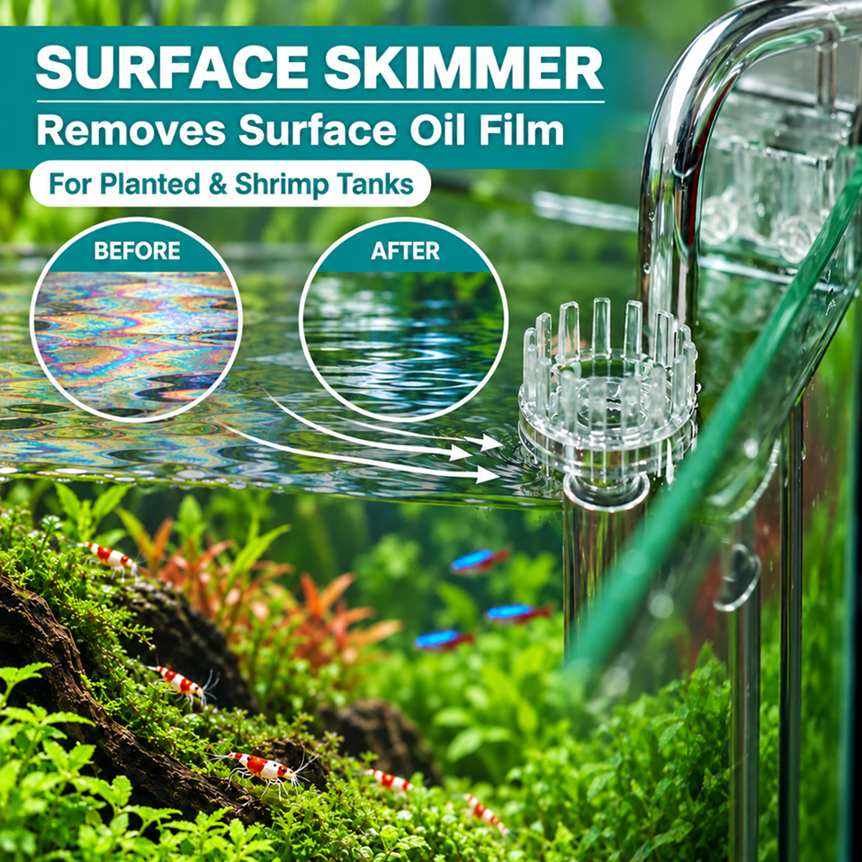 MUFAN Stainless Steel Lily Pipe Inflow Outflow Set Surface Skimmer Set Aquarium Accessories - Image 5