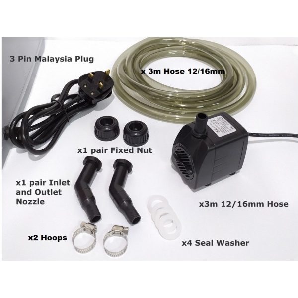 Aquarium Chiller Free Hose Pump Planted Marine Tank Shrimpoly