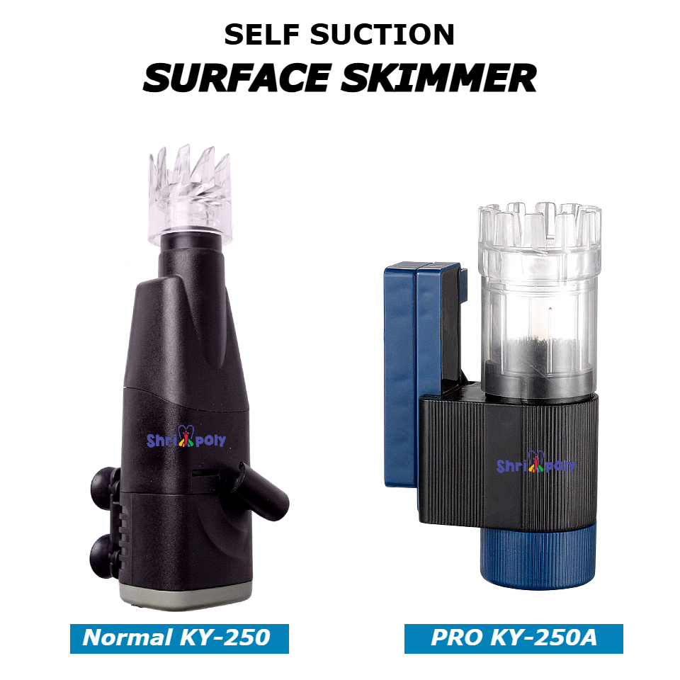 Self Suction Surface Skimmer Magnetic Freshwater Marine Aquarium Accessories