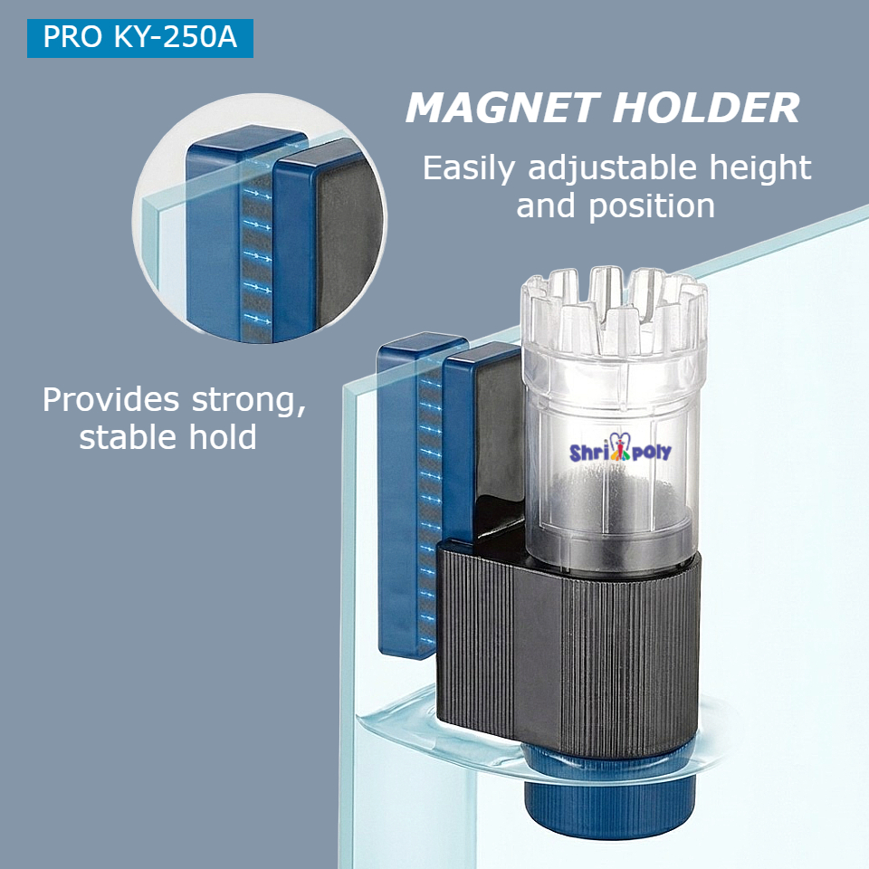 Self Suction Surface Skimmer Magnetic Freshwater Marine Aquarium Accessories - Image 3