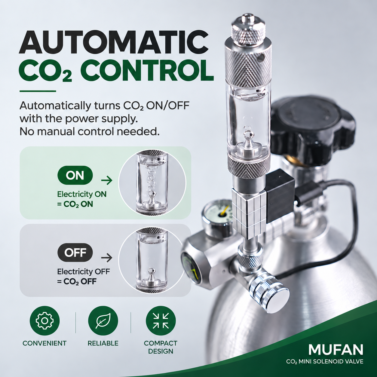 Mufan Mini CO2 Regulator Manual Aquarium Accessories - Image 7