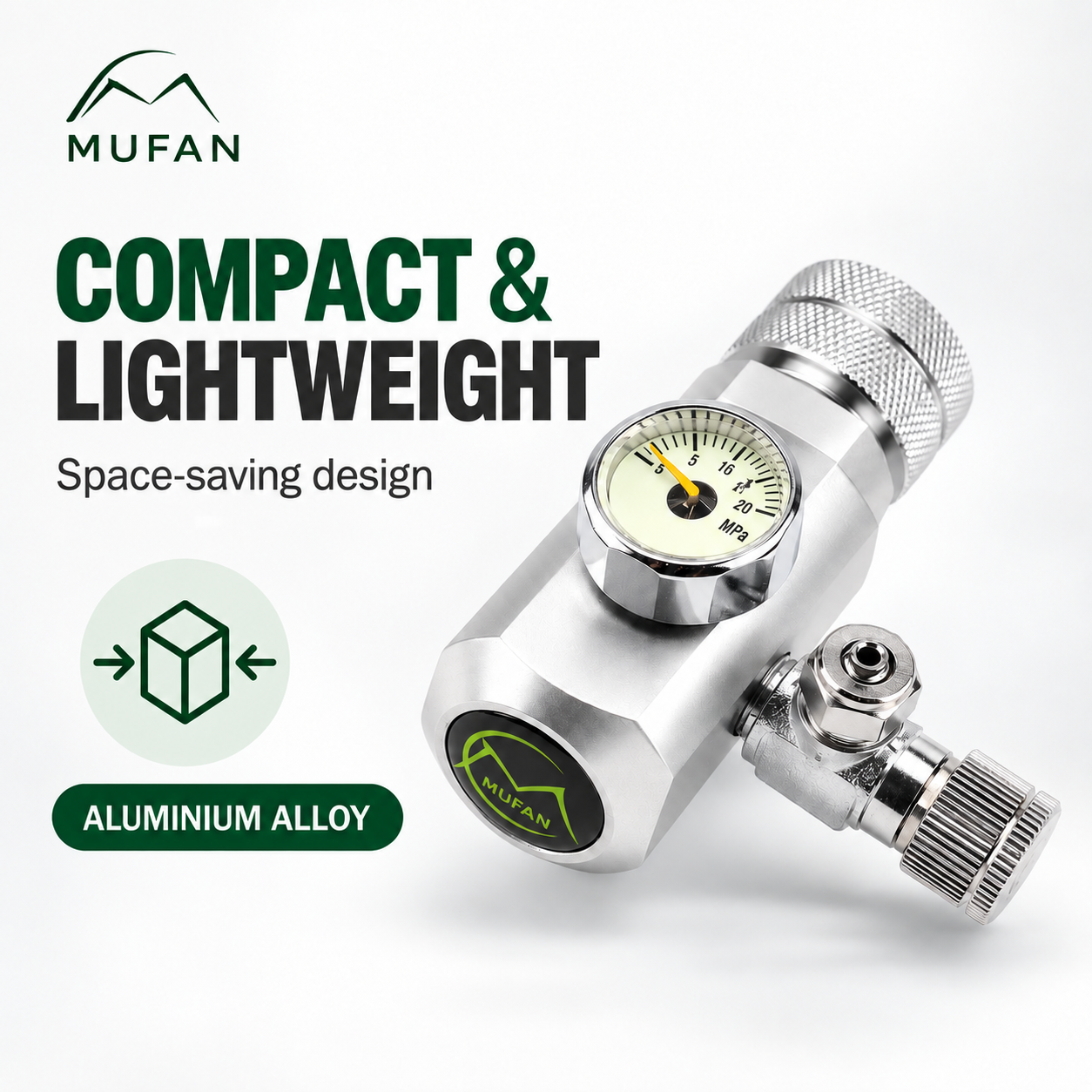 Mufan Mini CO2 Regulator Manual Aquarium Accessories - Image 2