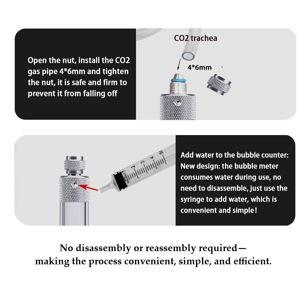 Mufan Mini CO2 Regulator Manual Aquarium Accessories - Image 9